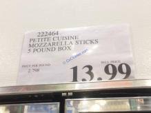 They are relatively simple to make and are often an instant hit at parties or gatherings. Petite Cuisine Mozzarella Sticks 4 Pound Box Costcochaser