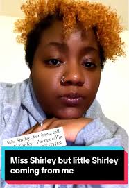 Little Shirley in A Pink Outfit Today