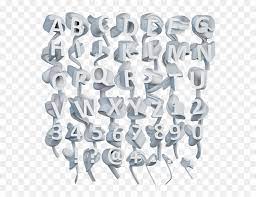 Each alphabet png can be used. Transparent 3d Letters Png 3d Letter Font Png Png Download Vhv