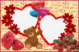 Psd Png Love Heart Frame For Photoshop Kiss Of Love Transparent Png Frame Psd Layered Photo Frame Template Download Heart valentine romance valentine's day couple. psd png love heart frame for
