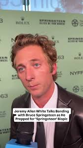 At the New York Film Festival, #JeremyAllenWhite chats with PEOPLE about  bonding with #BruceSpringsteen as he began to prepare to play Springsteen  in the ‘Springsteen: Deliver Me From Nowhere’ biopic. ...