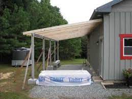 Design Of A Roof Addition Over An Existing Concrete Patio In Bozeman Mt Part 1 Youtube Diy Pole Barn Concrete Patio Lean To