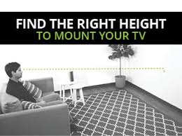 The optimal viewing distance is about 1.6 times the diagonal length of the television. How To Find The Optimal Tv Wall Mount Height Kanto Mounts