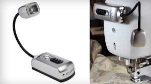 I have reviewed the best lights for this year, so never underestimate the power of a sewing machine light. Creative Studio Mighty Bright Sewing Machine Light