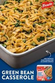 A Family Favorite Side Dish At Thanksgiving Green Bean Casserole And The Crunchy Flavor Of Greenbean Casserole Recipe Thanksgiving Dishes Thanksgiving Cooking