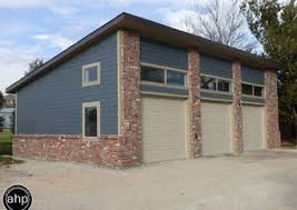 Modern Style Garage Plan Hartley Modern Garage Garage Door Design Garage Design