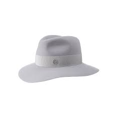 Fedora En Feutre De Lapin Pearl Grey Waterproof Maison Michel Paris Fedora Pearl Grey Fedora Hat