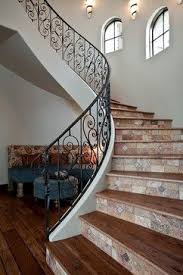 Tile Risers Design Ideas Pictures Remodel And Decor Stairway Design Staircase Remodel Stairs Design