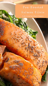 Pan Roasted Salmon Fillets With Warm Strawberry Chutney Recipe Chutney Recipes Roasted Salmon Seafood Recipes