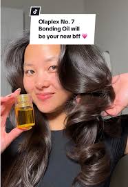 Coming from a fine haired girly who wants high shine, the @Olaplex Nº. 7  Bonding Oil is going to be your new best friend! 🪞✨💎 #olaplexpartner  #hair #hairtok #hairtips