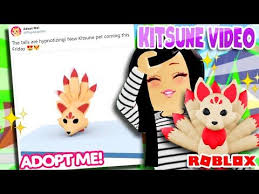 Kitsune Pet Video Update This Week Adopt Me Roblox News Tea Leaks Youtube Roblox Kitsune Kawaii Cloud