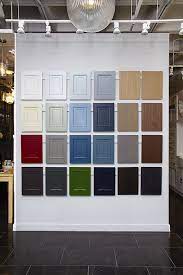 Check spelling or type a new query. Popular Door Finish Display Front Of Showroom Kitchen Cabinets Showroom Showroom Design Kitchen Showroom