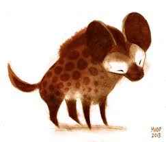 Spotted Hyena Sketch By Sketchinthoughts Deviantart Com On Deviantart Bocetos De Animales Dibujos De Animales Dibujos