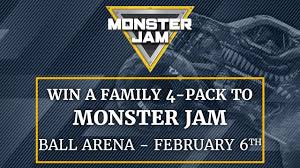 Monster Jam Family 4-Pack Ticket Giveaway