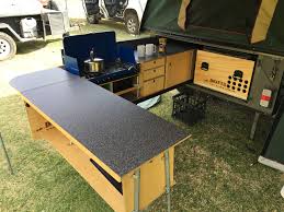 So the complete setup, kitchen, tucker box, and storage box. Camper Trailer Hire 2011 Sar Major Offroad Make Trax Adelaide