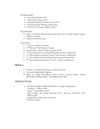 Resume Primary