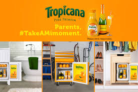 Fashion can speak hundreds and we want you challenge the ordinary. Tropicana Hides Mimosas In Secret Fridges To Give Busy Parents A Break Ad Age