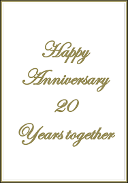 This video was made as part of a 20 year anniversary celebration service for pastor mitch horton of victory church. 20 Years Wedding Anniversary