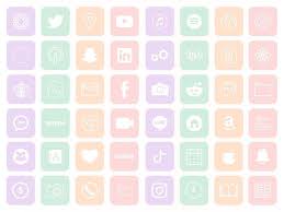 Pastel Ios Icons Pack 60 Icons Iphone Ios 14 App Icons Etsy In 2022 Ios Icon Iphone Photo App App Icon