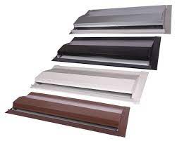 Metal Off Ridge Attic Vents Gray Black White Brown Attic Vents Roofing Decor