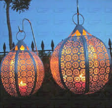 Hanging lights are often used for a table or hallway. Moroccan Hanging Lamps By Natures Craft Moroccan Hanging Lamps From Mumbai Id 1746495