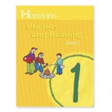 This page provides information on the 1st grade scope and sequence by subject, including chapters and number of activities. Horizons 1st Grade Phonics Reading Student Book 1