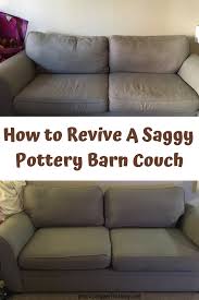 dirty pottery barn sofa