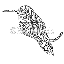 Today, coloring pages for adults are very popular. Hummingbirds Coloring Book
