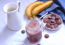 Smoothie Energie Banane Beurre De Cacahuete Cacao Et Lait D Avoine Sans Lactose A Ig Bas The Happy Cooking Friends