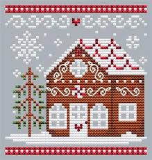 Published by creative poppy patterns and available as downloadable charts. Gingerbread House 3 Cross Stitch Pattern