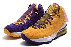 4.1 out of 5 stars 13. Nike Lebron 17 What The Lakers Purple Yellow For Men Mens Nike Shoes Blue Basketball Shoes Purple Sneakers