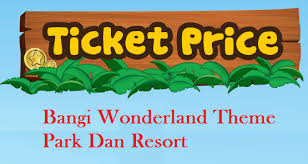 Harga Tiket Bangi Wonderland Theme Park Dan Resort