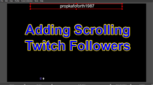 Check spelling or type a new query. How To Add Scrolling Twitch Followers To Obs Colorado Plays