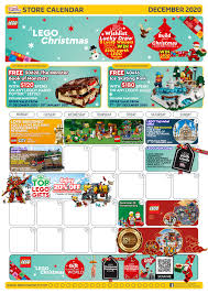 Brickfinder Bricks World Lego Certified Store Calendar December 2020 Promotions