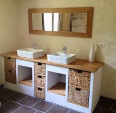 15 Fabriquer Meuble Salle De Bain Diy Meuble Salle De Bain Meuble Salle De Bain Salle De Bains Bois Et Pierre