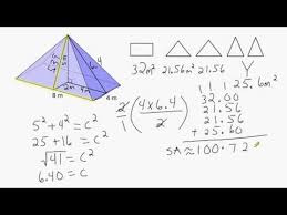 Sep 30, 2015 · 9/29/15 6:27 pm. Surface Area Of A Rectangular Pyramid Youtube