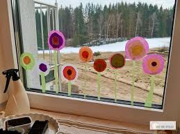 Schneemänner, pinguine, rehe oder hirsche. Bunte Tulpen Fensterbilder Nach Kandinsky Waswirspielen Com