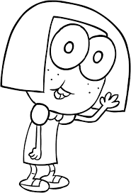 Big city greens coloring book: Tilly Green From Big City Greens Coloring Page