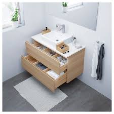 Godmorgon Waschbeckenschrank 2 Schubl Eicheneff Wlas 100x47x58 Cm Ikea Deutschland Ikea Godmorgon Waschbeckenschrank Lavabo Unterschrank