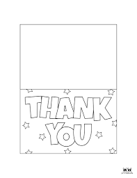 Print the thank you card. 150 Printable Thank You Cards Free Printabulls