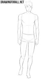 Learning how to draw anime male characters. Full Body Anime Abs Drawing Novocom Top