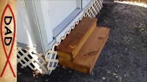 Get the best of the web with zapmeta. Easy And Cheap Shed Stair Steps Using Two Boards Youtube