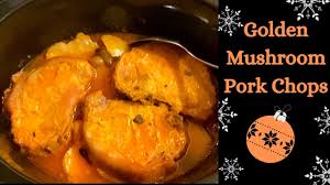 Data from fooddata central shows that a 1/2 cup serving of campbell's condensed cream. Slow Cooker Pork Chops Golden Mushroom Gravy Youtube