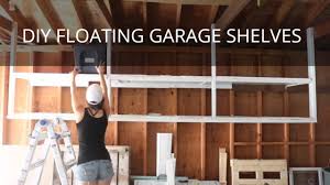 Easily make wood floating shelves for picture frames or decor. How To Build Hanging Shelves Easy Floating Garage Shelves Youtube