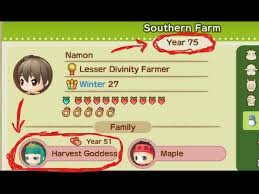 A young child who visits the i would say at this point pretty much everyone knows what to expect from the harvest moon series or the story of seasons series as it is known now. Married Harvest Goddess Story Of Seasons Friends Of Mineral Town End Game Review Youtube