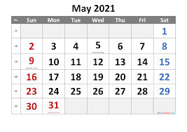 Free Printable May 2021 Calendar In 2020 Printable Calendar July Printable Calendar Printable Calendar Template