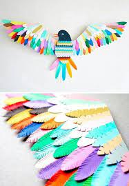 Learn how to use a lacquer spray to give a shiny effect on your paper models. Basteln Mit Papier Kunterbunte Ideen In 2021 Paper Crafts Paper Birds Crafts