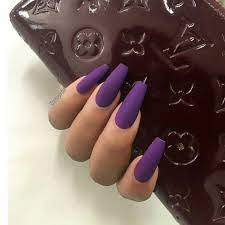 When the acrylic grain is positioned on your customer is accomplish must hold its form. 28 Dark Purple Nails Ideas Purple Nails Nails Dark Purple Nails