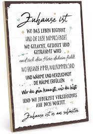 Ich hoffe, der umzugsstress hat sich gelohnt und du hast einen. Amazon De Typestoff Holzschild Mit Spruch Zuhause Ist Es Am Schonsten Im Vintage Look Mit Zitat Als Geschenk Und Dekoration Zum Thema Familie Und Heimat 19 5 X 28 2 Cm