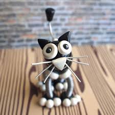 mini robot cat white black mac robot cat black mac robot